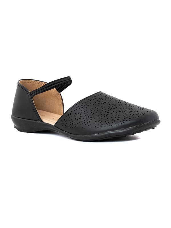 Khadims Black Flat Dorsay Sandal for Women (6537856) (B0CGHQNDZQ) Amazon Price History, Amazon Price Tracker