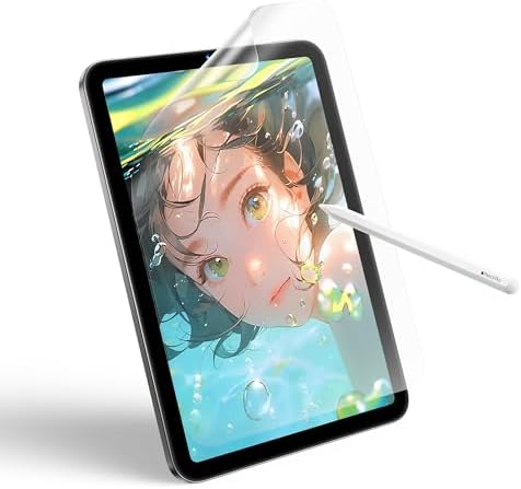 NIMASO ペーパーライクフィルム iPad mini7（A17 Pro）第7世代 2024用/iPad mini6（第6世代）2021用 反射低減