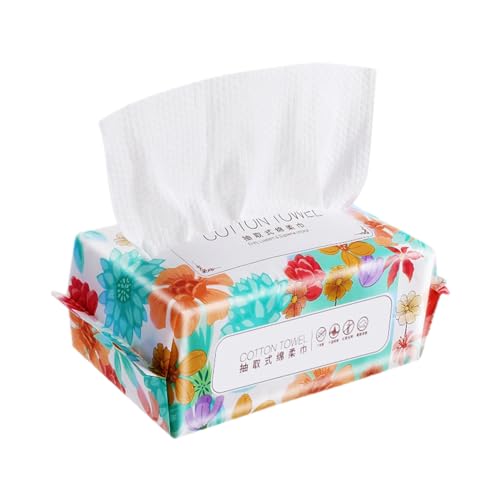 Tela de algodón - Toallas de papel engrosadas para diseño de perlas para la cara,Toallitas higiénicas para la cara, toallitas de algodón seguras para pieles sensibles, desmaquillantes,