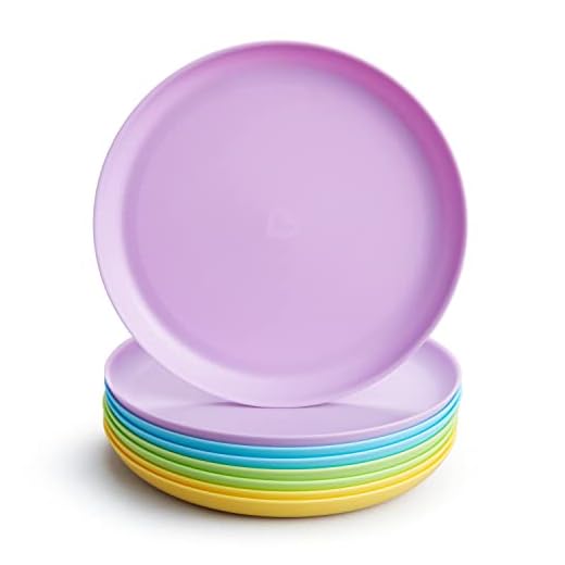 Munchkin Multi Toddler Plate, 8 Pack