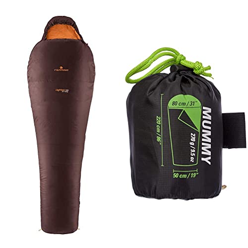 Ferrino Lightec Sm 1100 G Sacco a Pelo, Marrone, L...