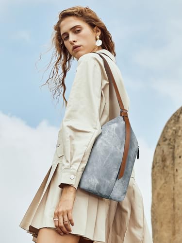 CLUCI Crossbody Bags for Women, Denim Sling Bags for Women, Cross Body Bag for Woman,Leather Cross Body Bag Daypack2