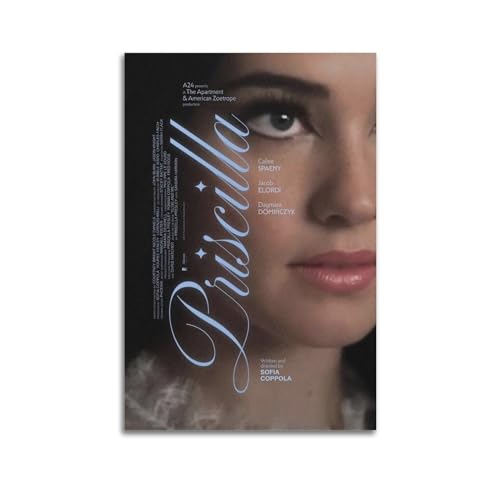 XPSRNFLTA Priscilla Canvas Poster Room Aesthetic Decorative Wall Art Print Family Bedroom Decor 12x18inch(30x45cm) Unframe-style
