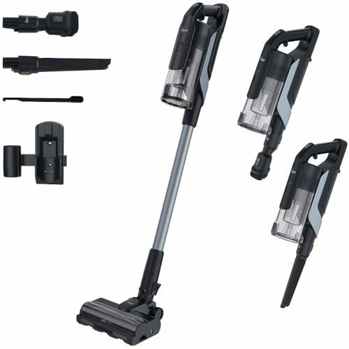 Hoover HF6 Aspirateur sans fil avec capteur de sol, Dual Way Clean, jusqu'à 100 min, rouleau de brosse anti-torsion, double nettoyage des bords, QuickPark,...