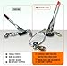 FT Come Along Winch Heavy Duty, 5 Ton (11,023 lbs), 10ft Steel Cable, 3 Hooks, Come Along Tool with Dual Gears, Automotive Hoist Cable Puller for Recovery Gear, Vehicle, Fence (Upgraded Version)