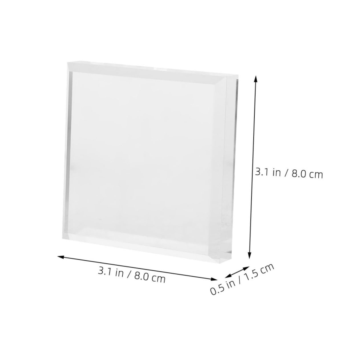 HEALLILY Cosmetic Display Stand Jewelry Holder Rack Showcase Makeup Figurine Display Base Ring Display Case Display Stand Desktop Display Base Display Stands Ring Display Stand Acrylic