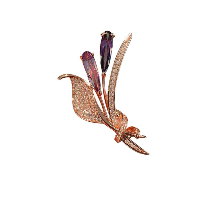 Women's Corsage Brooch Pin Clothing Fixing Pin Decorative Fashion Accessory-image-3