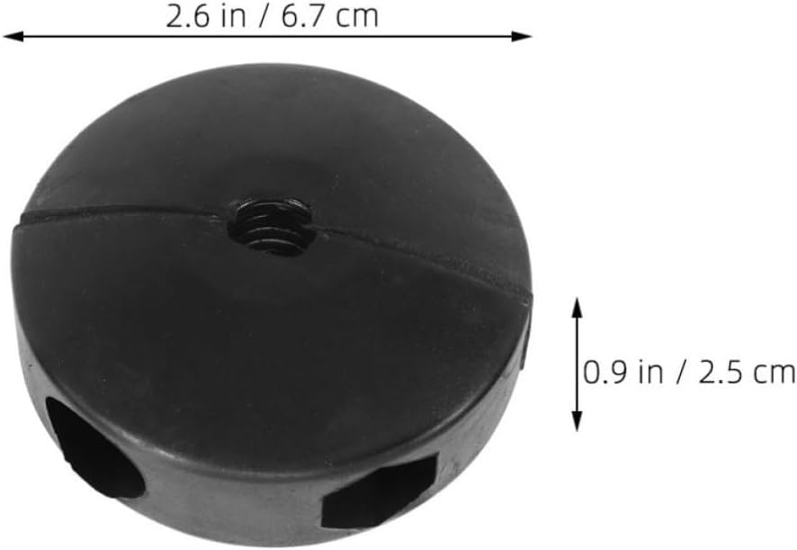 Artibetter Adjustable Rubber Hose Reel Stopper for Automatic Retractable Hose Reels Black Rubber Stop Ensuring Stability