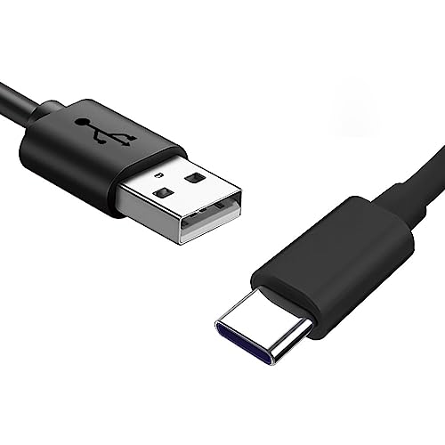 Type C USB Fast Charging Heavy Duty Universal Phone Charger Data Cable Lead Compatible with P20 P30 Pro,Mate10 Pro,Nova5 Pro,Nova2 Plus,Mate20 Pro,Mate20 RS,Mate 20x Nova4,Mate9 Pro,Mate9 (Black)