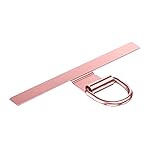 ステンレス製 ストラップホルダー 単品 単体 ホルダーのみ シート スマホショルダー ショルダーストラップ 頑丈 丈夫 コンパクト 薄型 スリム シンプル おしゃれ ピンクゴールド st-112