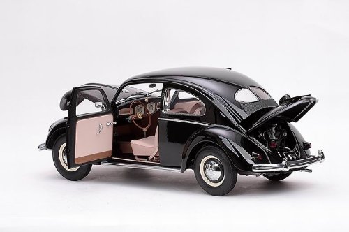 Amazon.com: [Sun Star/sansuta-] 1/12 VW Beetle Negro 1949 Negro