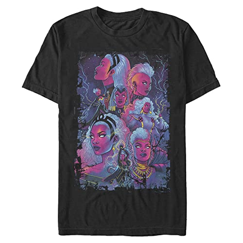 T-Shirt Homme Marvel Press Storm résistant au lavage fini les motifs craquelés en coton