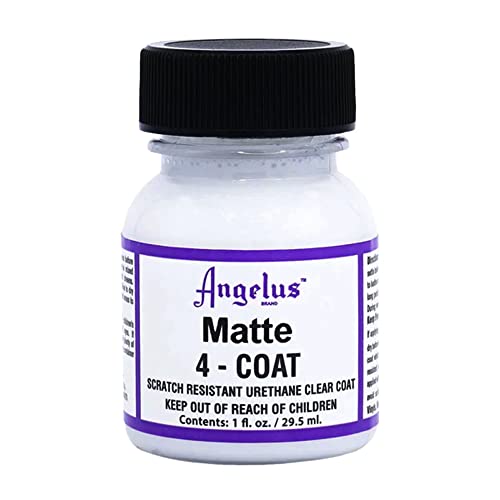 Angelus 4-Coat Finisher, 1 Ounce Bottle, Matte (902-01-000)