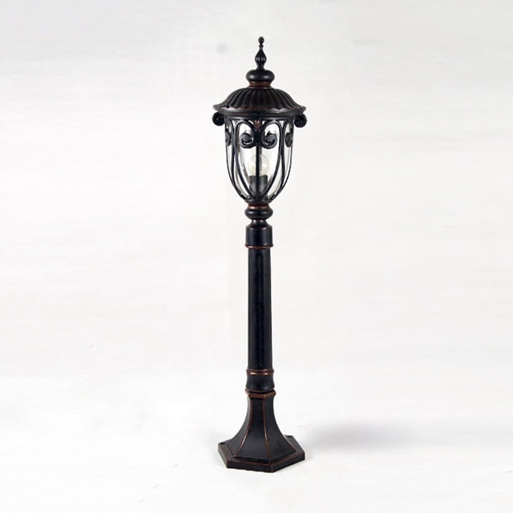 Générique Lampadaire européen en verre à bulles