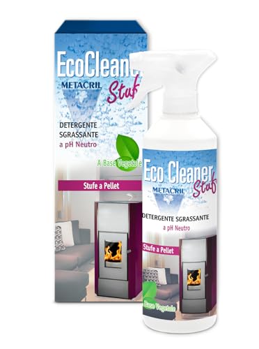 EcoCleaner Stufe Nettoyant et dégraissant pH neutre à base végétale pour cheminées et poêles à granulés, 500 ml