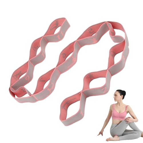 - Correa flexible para piernas con bucles, bandas de ejercicio de fitness, bandas de resistencia para gimnasia, pilates, gimnasio en casa