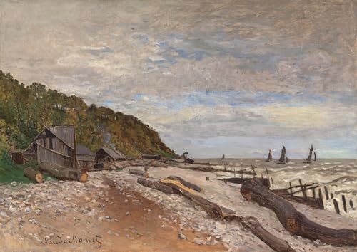 Impression d'affiches Monet Chantier naval Honfleur pour salon élégant