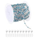 This jewelry chain is good for versatile creation, perfect for making any style of necklaces, bracelets, anklets, waist chains, body jewelry, etc. Stainless steel jewelry chain, is in total length of: 5m/ 16.4ft, each bead diameter is 2mm/ 0.08"; Wit...