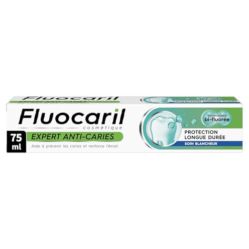 Fluocaril Dentifrice Expert Anti-Caries Soin Blancheur élimine les taches et renforce l'émail