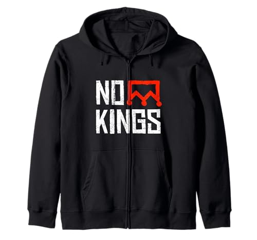 Señal de protesta de No Kings Sudadera con Capucha