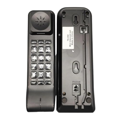 Téléphone filaire pour accessoires d'entreprise à domicile avec affichage et montage mural