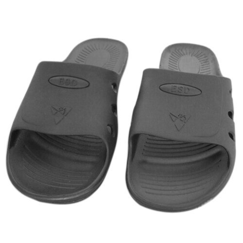 Image of SCHOFIC ANTISTATIC [ESD] SAFE Unisex ESD Slipper /Footwears -Black