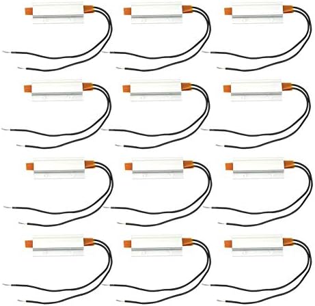 Miniatura 8 de Calentador de aire de 60 × 28 × 0.276 in, carcasa de aluminio PTC calentador termostático (110 V 200)