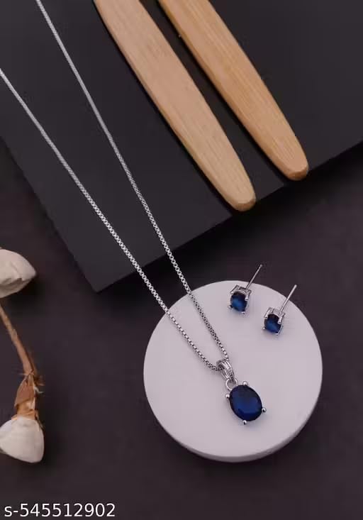 Image of Fashion Jewellery Elegant Wear Chain Pendant Necklace, Stylish Design