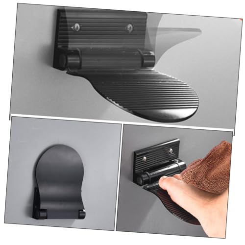 Support mural douche tablette de rasage étagère marchepied bain