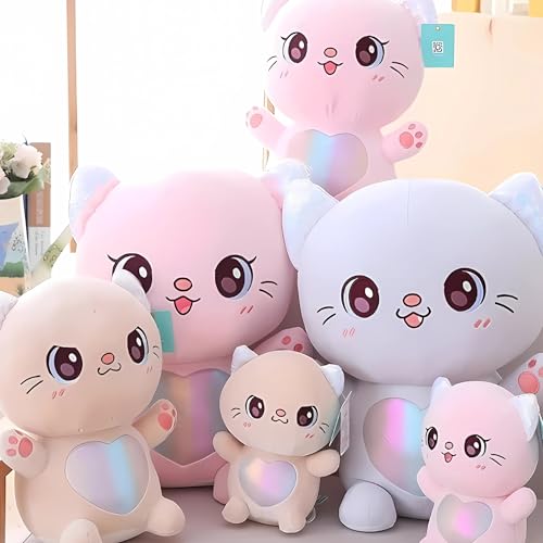 Image of Flufies Plush Toys - Snuggly and Aesthetic Stuff Plush Toys and Baby Toys - Soft Toys for Baby Girl and Baby Boy - Soft Toys for Girlfriend Gift (Shimmery Cat)