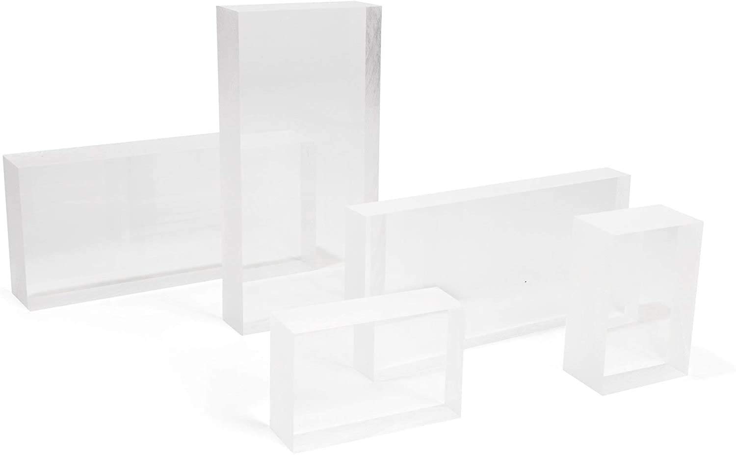 Modulor Verre acrylique GS Block transparent incolore | Parent, transparent