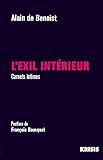 L'exil intérieur: Carnets intimes