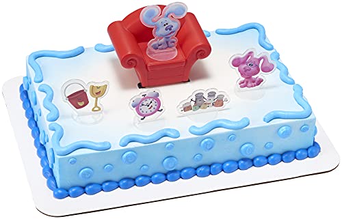 DecoSet Blues Clues & You Cake Topper 6-Piece Set of Decorations with Blue and Friends Create an Adorable Birthday Cake