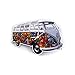 BRISA VW Collection - Retro-Vintage Volkswagen Nostalgie Wand-Uhr im VW T1 Bulli Bus Design