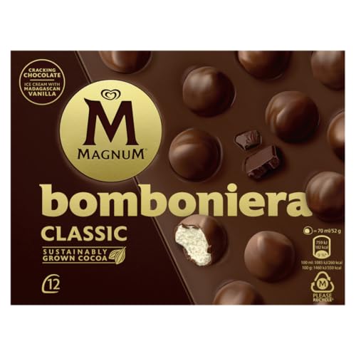 Magnum Gelato Bomboniera Classic, 12 Pezzi, 140ml (Surgelato)