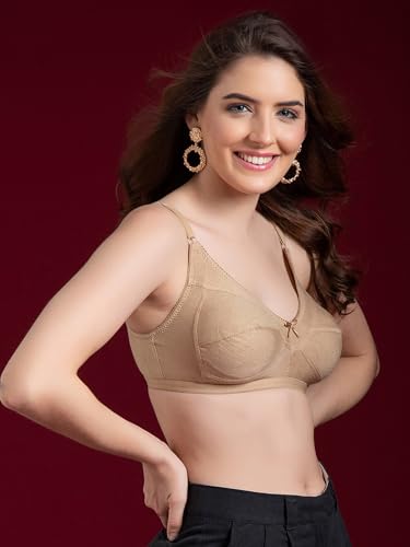 Image of Clovia Women's Cotton Rich Non-Padded Non-Wired Bra