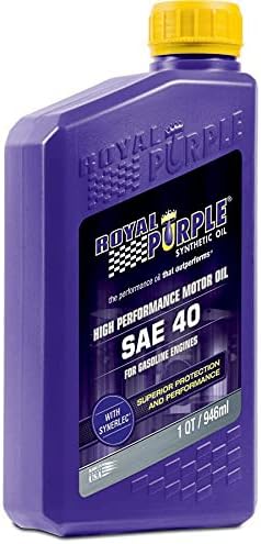Miniatura 3 de Royal Purple 1040 06040-6PK Aceite de motor sintético de alto rendimiento SAE 40 con licencia API, 1 cuarto de galón (caja de 6)