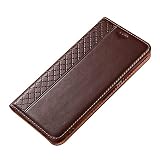 KVIBEO Coque pour Iphone 14/14 Pro/14 Pro Max/14 Plus, Antichoc Housse en Cuir Véritable Leather Etui avec Fentes Cartes Et Support Magnétique Anti-Empreintes Housse,café,14 Plus 6.7'