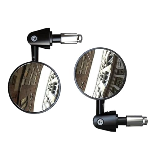 Espejos retrovisores extendidos para manillar de motocicleta con visión amplia