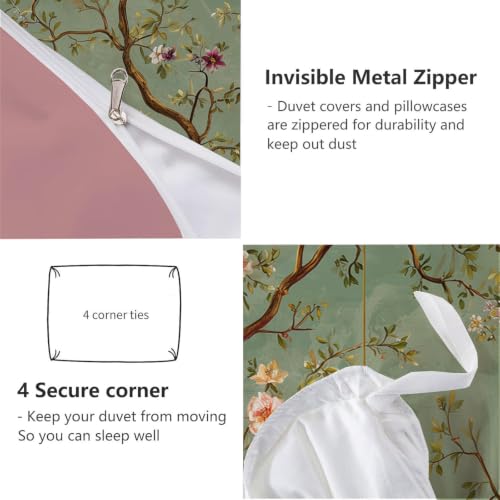 Housse couette 220x240 avec fermeture éclair pour lit double - 5
