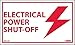 NMC EPA1AP National Marker Electrical Power Shut-Off Label (Pack of 5)