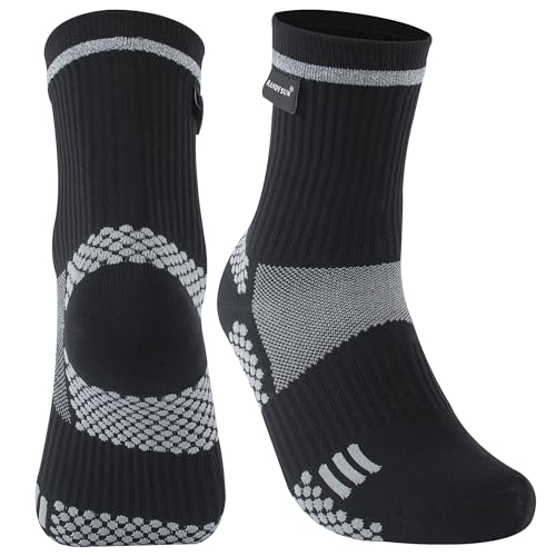 RANDY SUN Merino Wool Hiking Waterproof Socks, Unisex Breathable Multisport Crew Socks 1 Pair