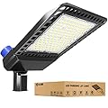JC-LGL 480V LED Parking Lot Light, 300W LED Shoebox Light AC 277-480V, IP65 Waterproof Dusk to Dawn Parking Lot Light with Slip Fitter, Outdoor Street Light for Parking Lot Sports Stadium