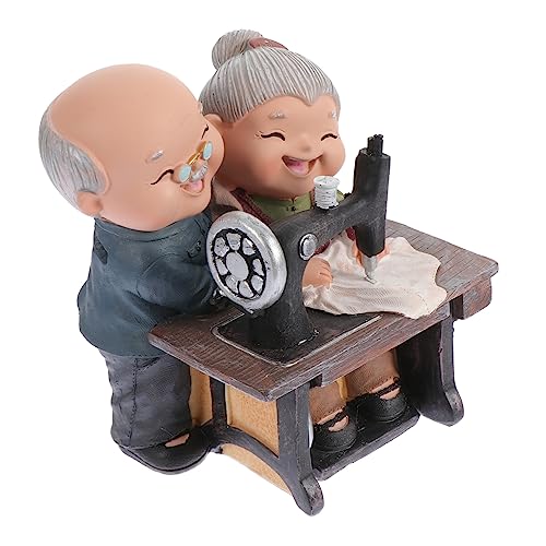 TOPPERFUN 1Pieza Estatua de Amorosa para Decoración Figurilla de Resina con Detalles para San Valentín y Cumpleaños para Escritorio