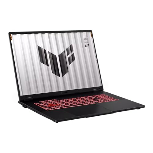 Image of ASUS TUF A18 Gaming Laptop, 18 inch FHD+ 144Hz Display, AMD Ryzen 7 260(>i7-14650HX), NVIDIA GeForce RTX 5060, 32GB D5 RAM, 2TB SSD, Backlit Keyboard, Wi-Fi 6E, FHD Camera, Win 11 Pro, w /BWE Accessories