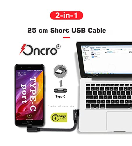 Image of Nylon braided 90 Degree right angle L shape USB cable Data Cable Fast Charging dash warp short type c power bank cable for type c smartphones oneplus nord note mini 25cm use wall charger 4a 6a