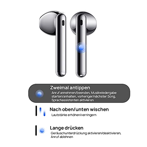 HUAWEI FreeBuds 4, True Wireless Bluetooth Kopfhörer mit Aktiver Geräuschunterdrückung (Active Noise Cancellation), 3… - Image 3