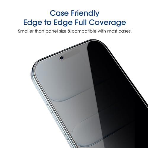 Image of amFilm OneTouch for iPhone Air 17 Privacy Screen Protector 6.5'' 2025 | 30s Auto-Alignment, Bubble Free, Tempered Glass, 28 Anti Spy, Shatterproof, Camera Lens Protector 2+2 Pack (Air-6.5'')