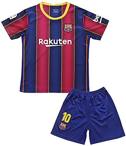 Youth/Kids Sports Short Sleeve And Shorts New 2021 Home Jersey T Shirt Set