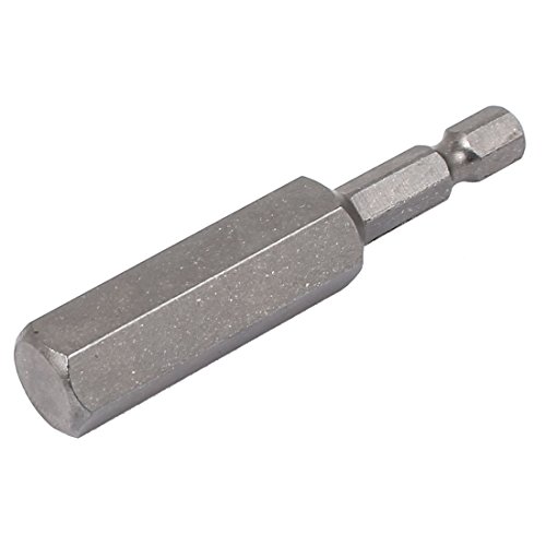 Sourcingmap 65mm Long 1/4" Hex Shank 12mm Hexagonal Tip Magnetic Hexagon Screwdriver Bit, H12 x 65mm